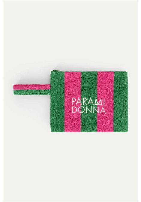 Pochette con logo PARAMIDONNA KIDS | TOILETRY BAGFUCHSIS/EMERALD